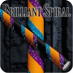 Brilliant Spiral - BLACK / FUCHSIA / SKY BLUE / GOLD