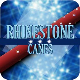 Rhinestone canes