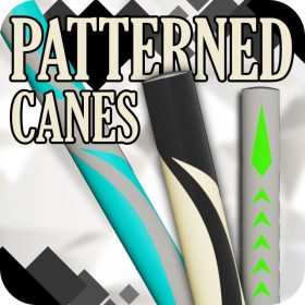 Patterned canes