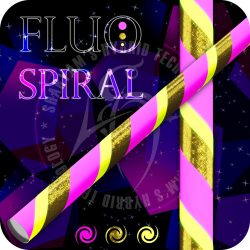 Fluo Spiral - Pink / Gold / UV Yellow
