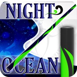 Night Ocean - BLACK / UV GREEN