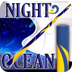 Night Ocean - BLUE / UV ORANGE