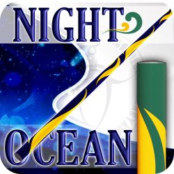 Night Ocean - GREEN / UV ORANGE