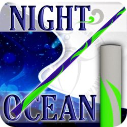 Night Ocean - GREY / UV GREEN