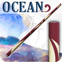 Ocean  - BURGUNDY / CREAM