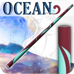 Ocean  - BURGUNDY / MINT