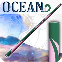 Ocean  - GREEN / SOFT PINK