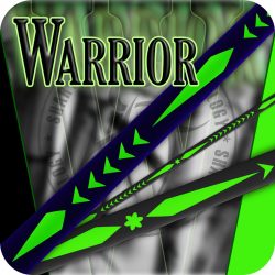 Warrior - BLACK / UV GREEN