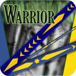 Warrior - BLUE / UV ORANGE