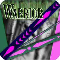 Warrior - GREEN / UV PINK