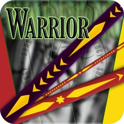 Warrior - RED / UV ORANGE